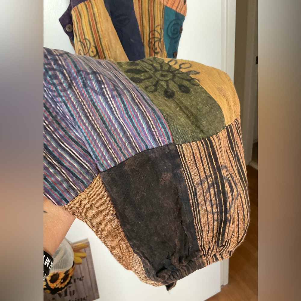 Patchwork Overalls NWOT - Picture 7 of 14